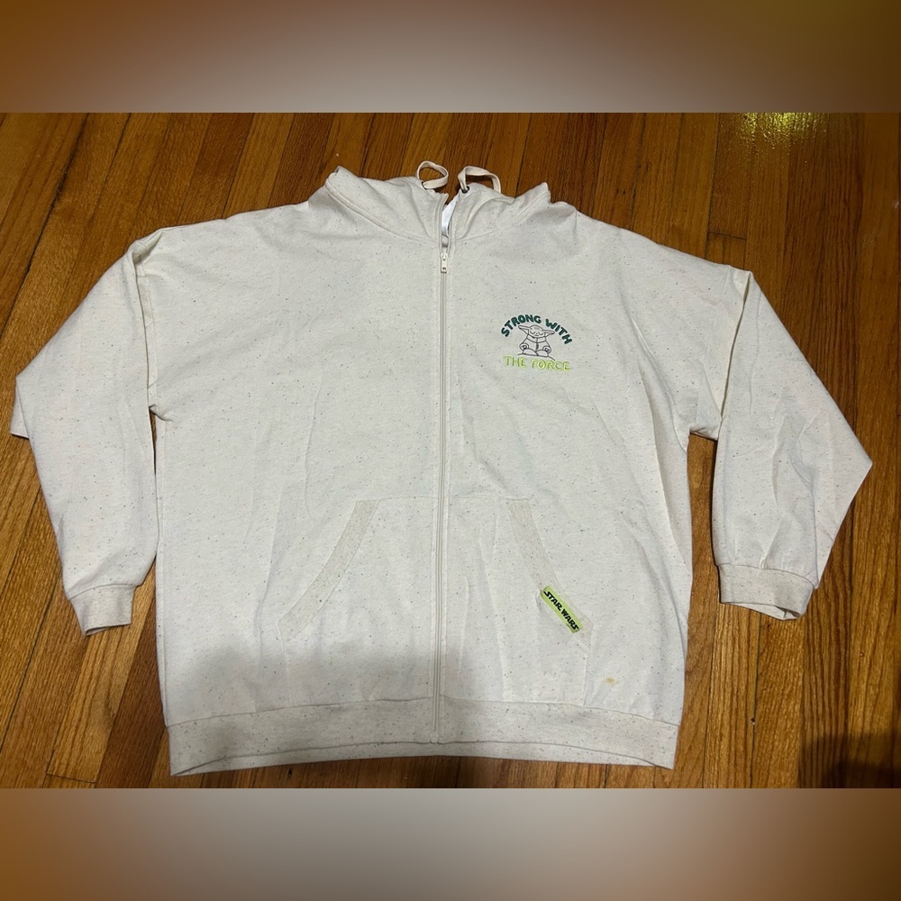 Star Wars Hoodie Adult XL Baby Yoda Grogu The Mandalorian Disney Parks